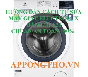 Lỗi E21 Máy Giặt Electrolux Cần Xử Lý Ngay