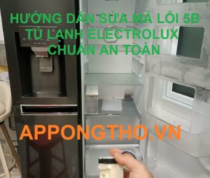 Lỗi 5B tủ lạnh Electrolux Đừng để việc này gây thêm thiệt hại!