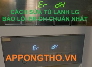 Bảng Danh Sách Model tủ lạnh LG báo lỗi ER-DH